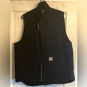 Carhartt vest. Black. XL Tall. Too long for me so have to sell.  Never worn.
